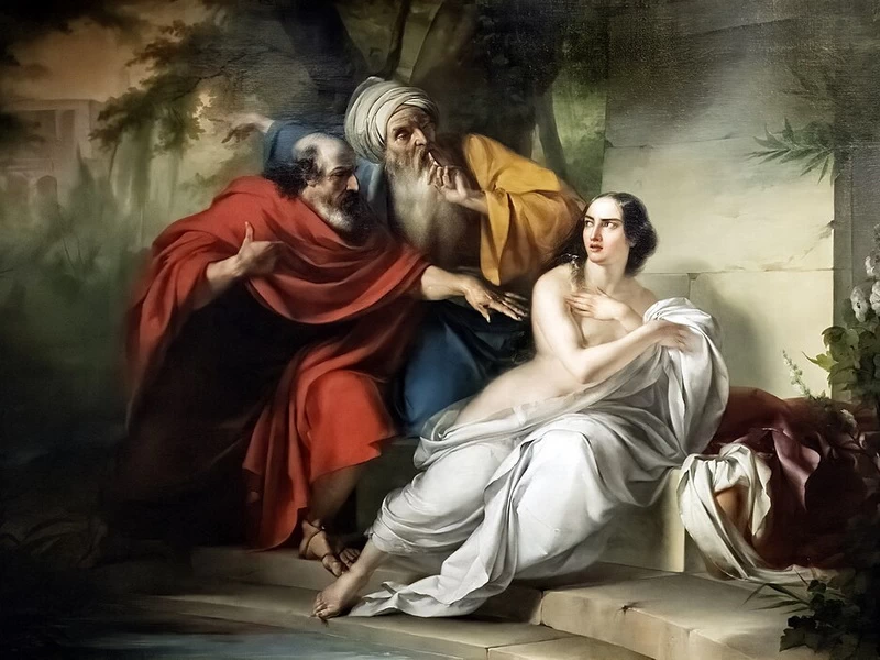 1801-Girolamo Michelangelo Grigoletti - Susanna e i vecchioni - Treviso Museo Civico